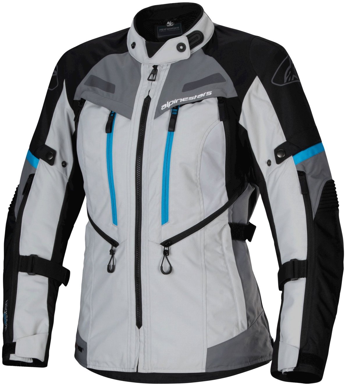 ALPINESTARS STELLA BOGOTA PRO DRYSTAR, dámska, sivá/čierna/modrá, 2025, veľ. XL