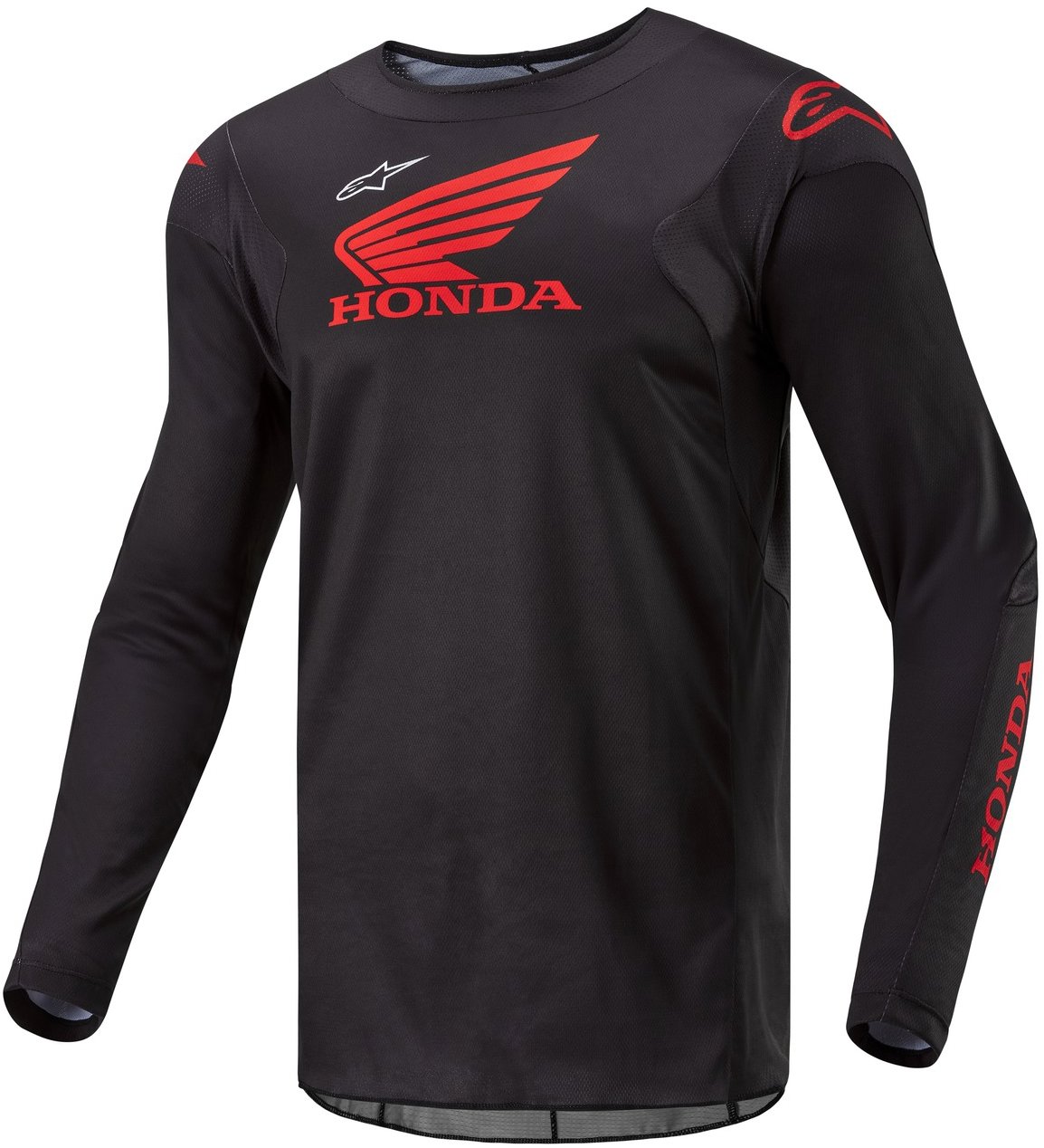 ALPINESTARS RACER ICONIC HONDA kolekcia, čierny/červený, 2025, veľ. S