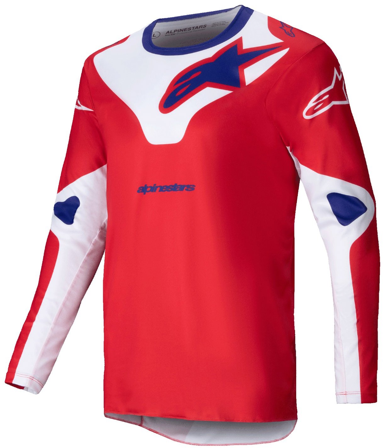 ALPINESTARS RACER VEIL, červený/biely, 2025, veľ. 2XL