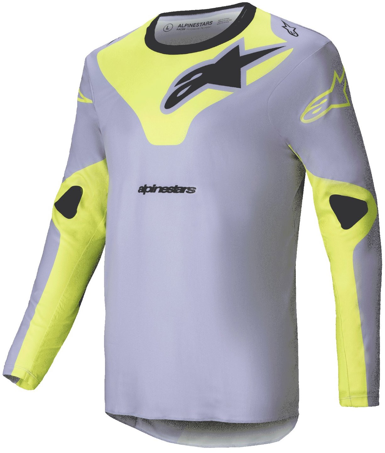 ALPINESTARS RACER VEIL, sivý/žltý fluo, 2025, veľ. 2XL