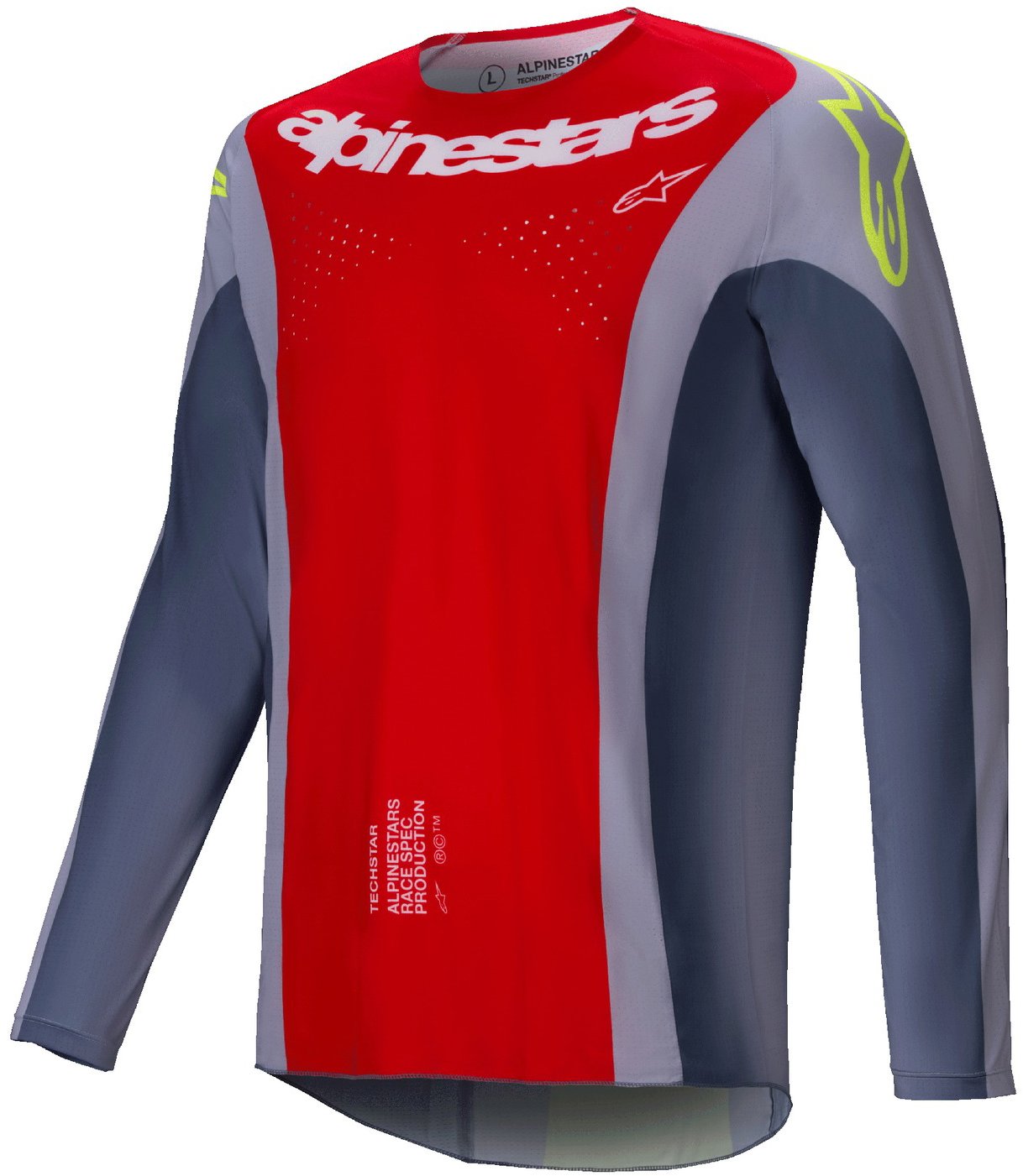 ALPINESTARS TECHSTAR MELT, červený/sivý, 2025, veľ. L