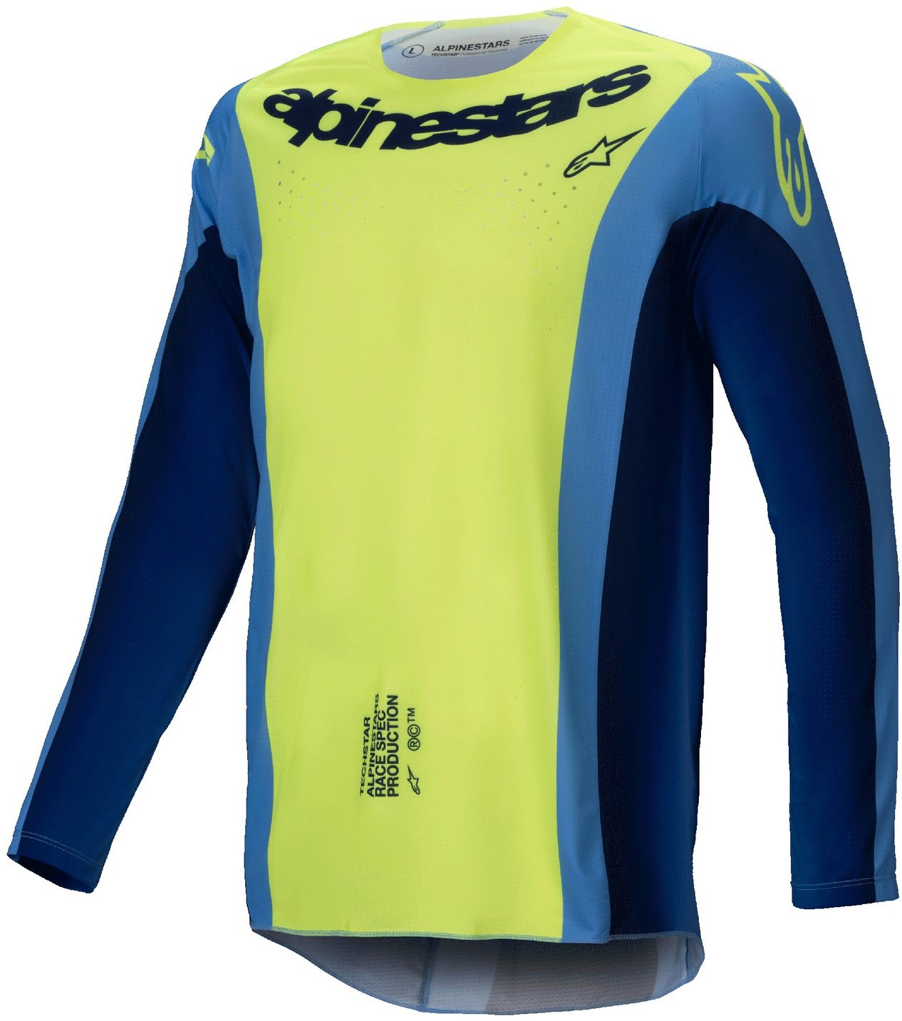 ALPINESTARS TECHSTAR MELT, žltý fluo/modrý, 2025, veľ. M