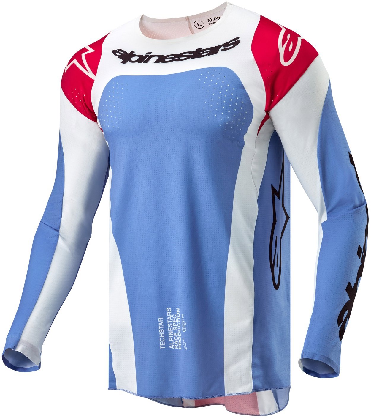 ALPINESTARS TECHSTAR OCURI, svetlomodrý/biely/červený, 2024, veľ. L