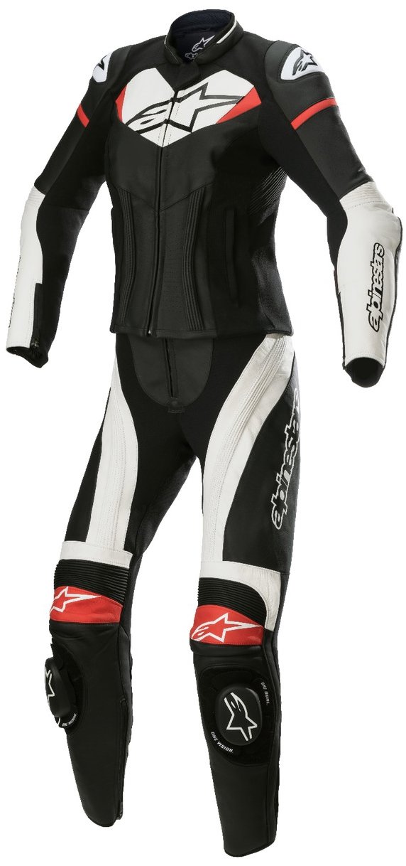 ALPINESTARS dvojdielna STELLA GP PLUS 2, čierna/biela/červená, 2025, veľ. 42