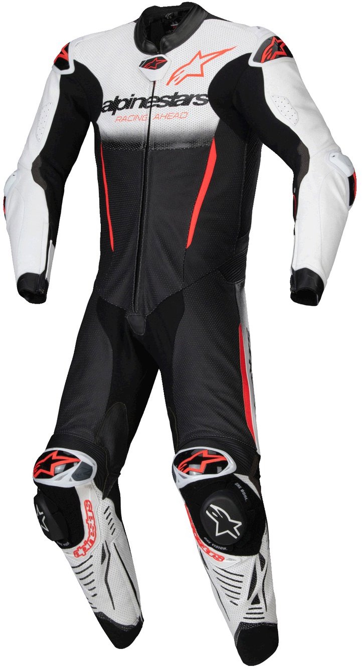 ALPINESTARS jednodielna GP-R7, TECH-AIR ready/kompatibilná, biela/čierna, 2025, veľ. 56
