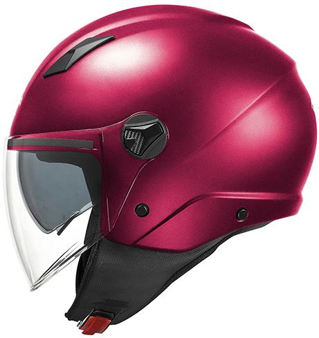 KAPPA KV57 BASIC – otvorená červená jet moto prilba S
