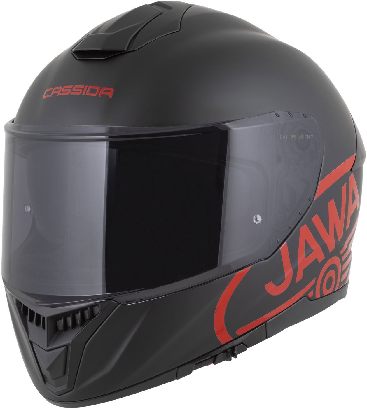 CASSIDA prilba Integral GT 2.1 Jawa Solid, (čierna matná/červená lesk) veľkosť S