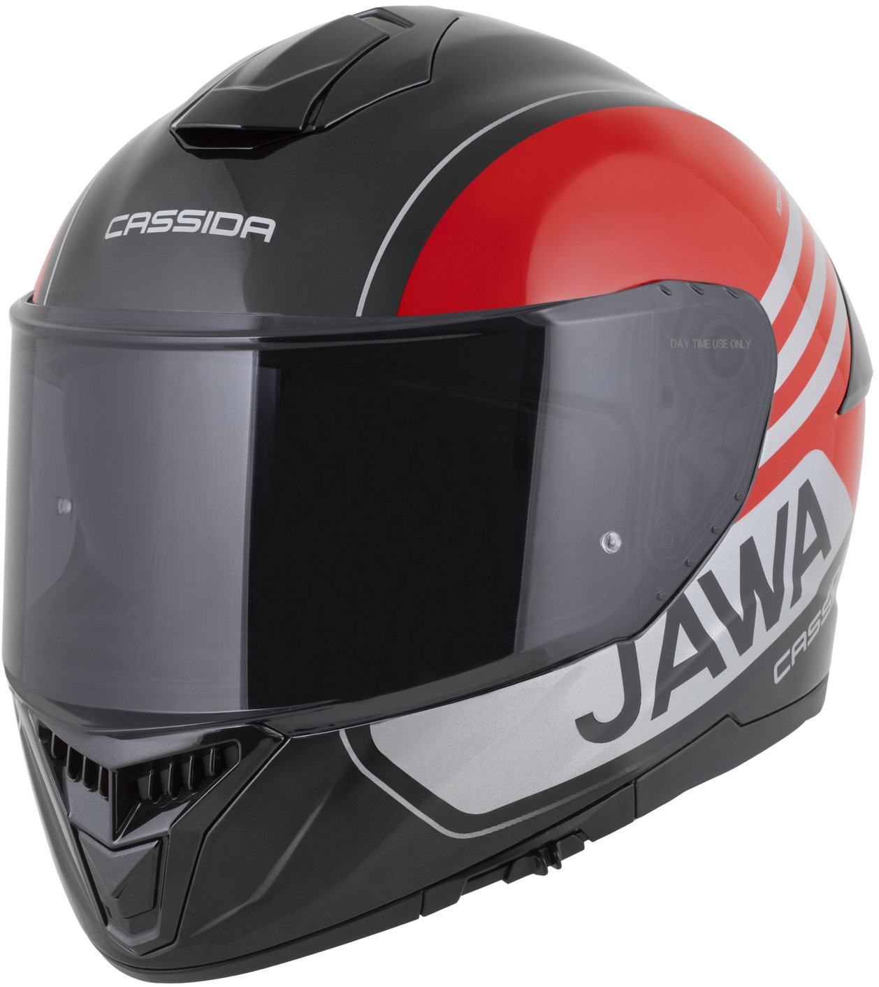 CASSIDA prilba Integral GT 2.1 Jawa Sport, (čierna/červená perleť/strieborná) 2026 veľkosť XL