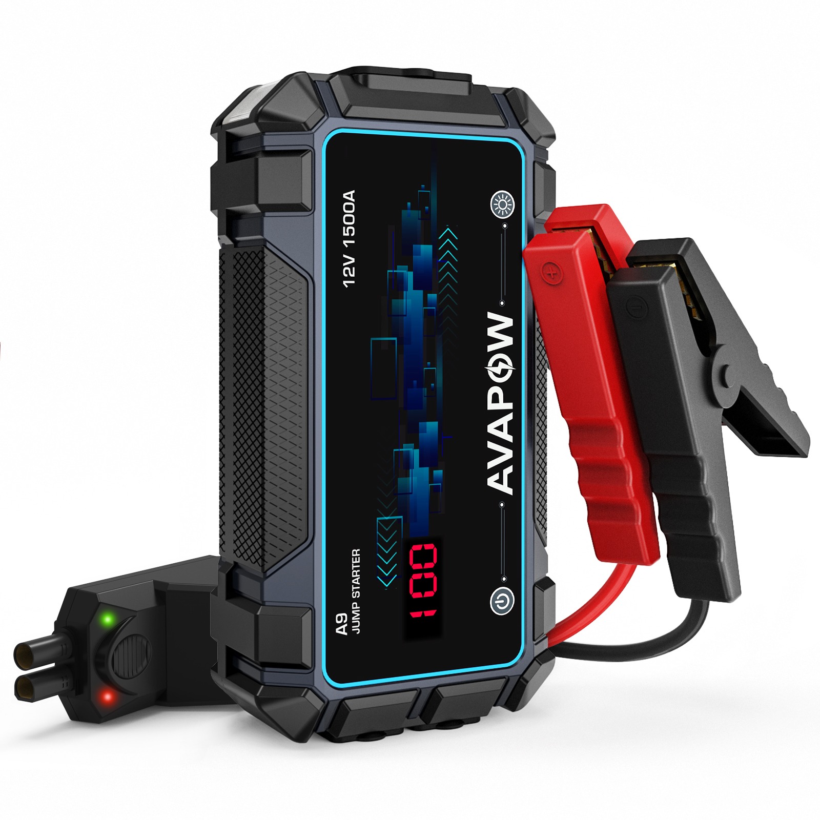AVAPOW A9 12 V jump štartér 1500 A 8000 mAh