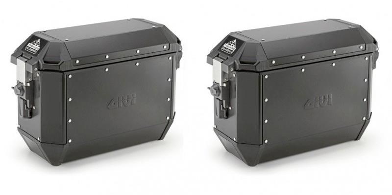 GIVI ALA36BPACK2 Trekker Alaska – bočné čierne hliníkové kufre Monokey