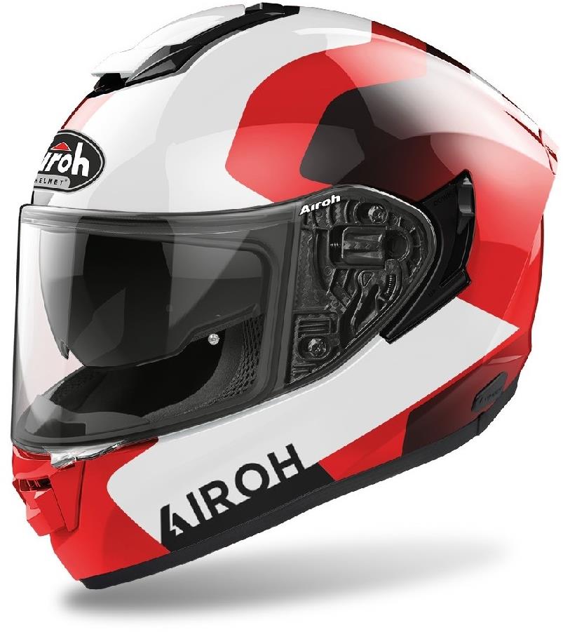 AIROH ST.501 DOCK ST5D55 – červená integrálna moto prilba, M