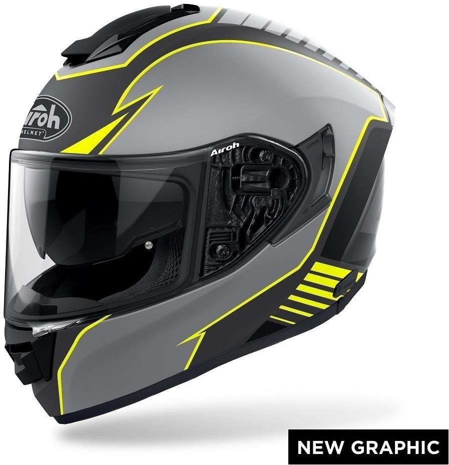 AIROH ST.501 TYPE ST5T31 – sivá integrálna moto prilba, L