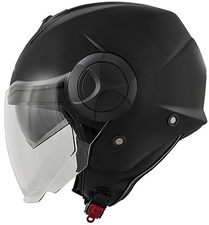 KAPPA KV37 SOLID – otvorená čierna jet moto prilba KAPPA S