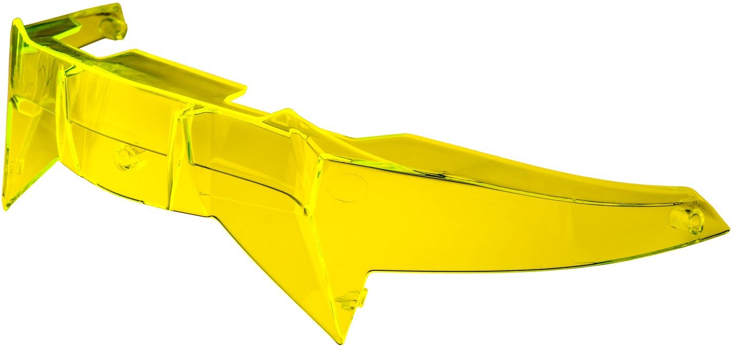 CASSIDA aerodynamický stabilizátor na prilby AERO (žltý fluo prefarbený polykarbonát plast)
