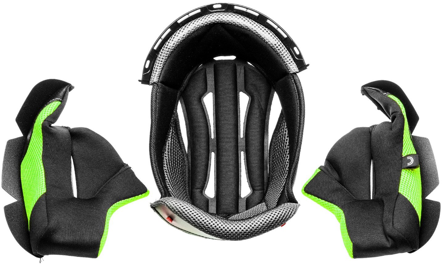 CASSIDA lícnica a klobúk na prilby Cross Cup Two/Sonic (čierna/sivá/žltá fluo) veľ. 2 XL