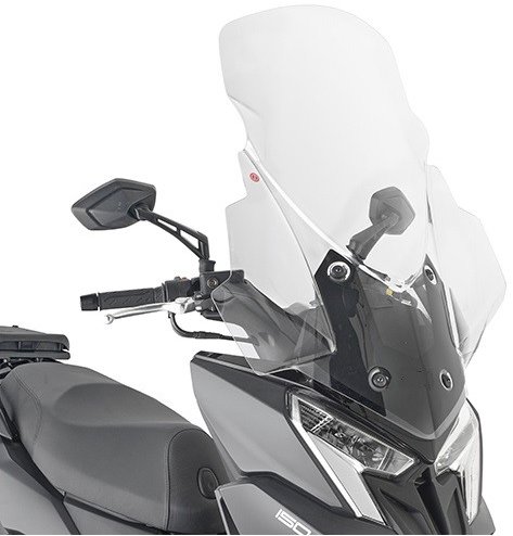 KAPPA 6121DTK číre plexi KYMCO Dink R 125-150 Tunel/Flat (23 – 24)