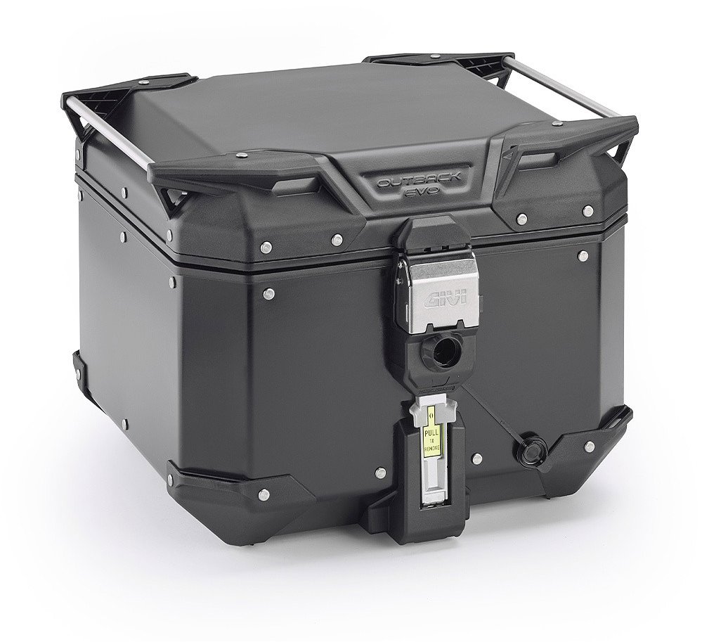 GIVI OBKEV42B Trekker Outback Evo Smart – čierny hliníkový moto kufor Monokey