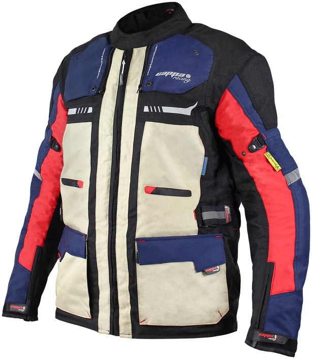 CAPPA RACING MORENO modrá/červená/béžová L