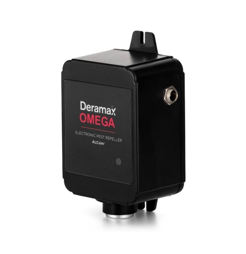 Deramax-Omega – Ultrazvukový plašič kún a hlodavcov II. generácie s ALCsim