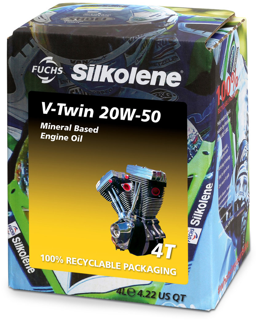 SILKOLENE Motorový olej V-TWIN 20W-50 MINERAL 4 l