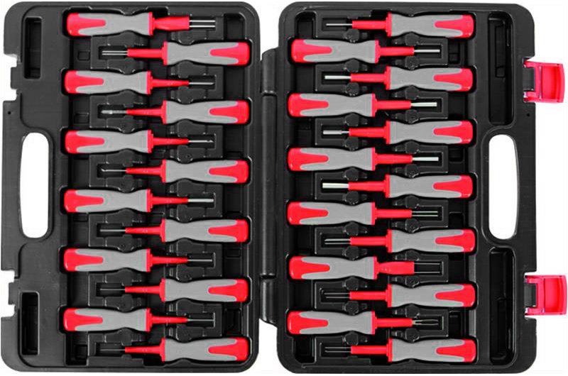 ACI sada na rozpojovanie/vypichovanie konektorov, v kufríku, 25 ks