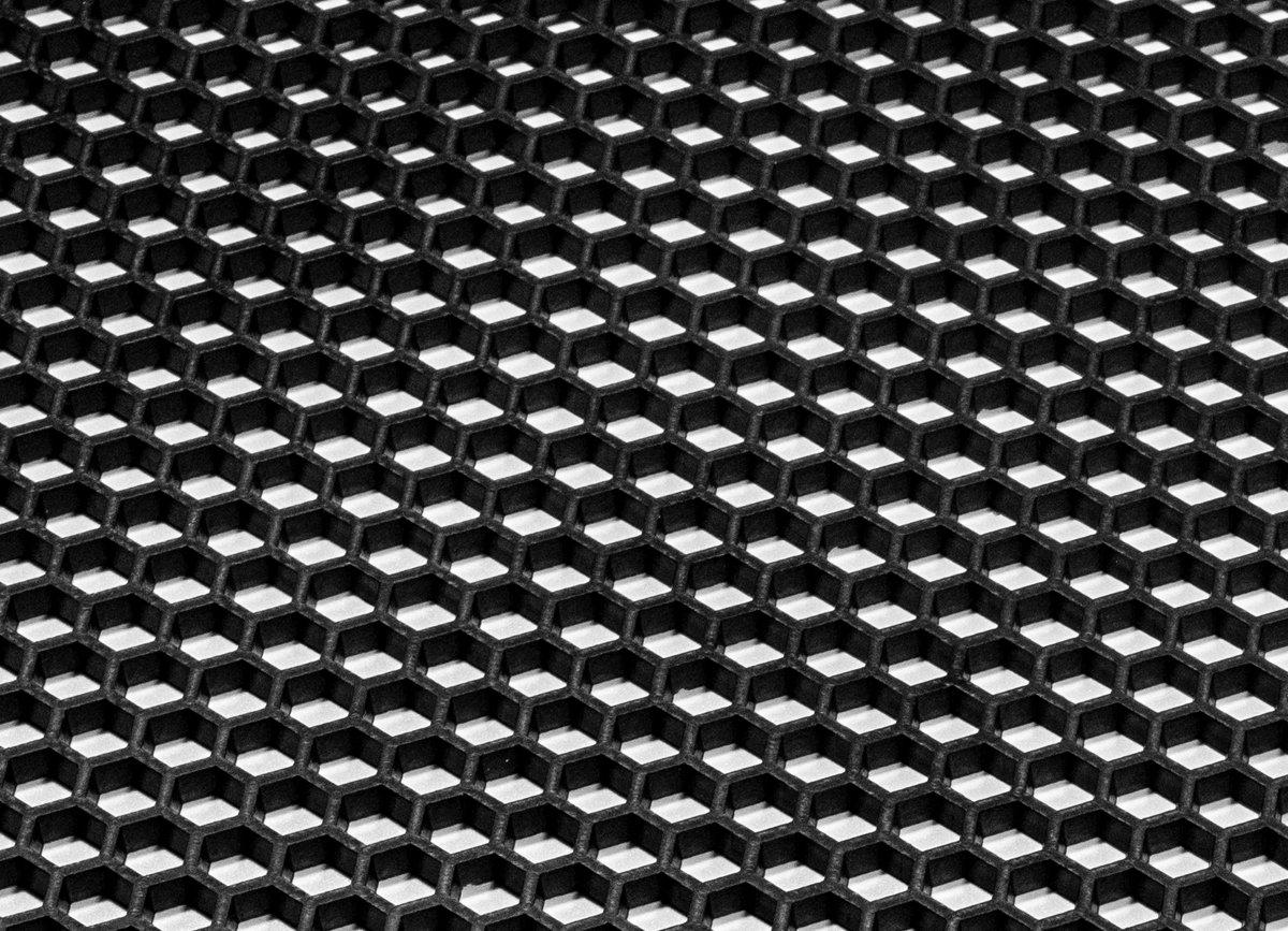 Plastový ťahokov univerzálny 120 × 40 cm tvar oka pravidelný hexagón 10 × 10 mm