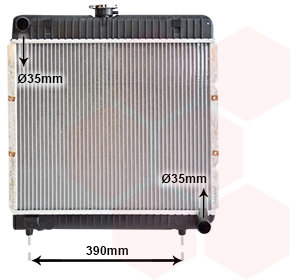 VAN WEZEL chladič, chladenie motora 30002042