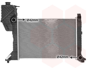 VAN WEZEL chladič, chladenie motora 30002181