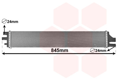 VAN WEZEL chladič, chladenie motora 43002559