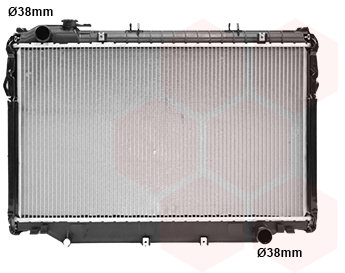 VAN WEZEL chladič, chladenie motora 53002223