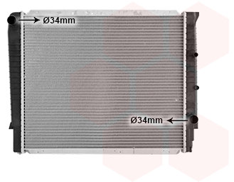 VAN WEZEL chladič, chladenie motora 59002087