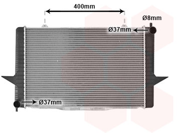 VAN WEZEL chladič, chladenie motora 59002148