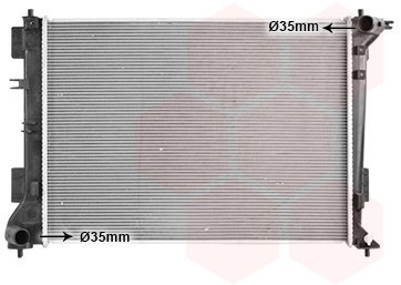 VAN WEZEL chladič, chladenie motora 82012728