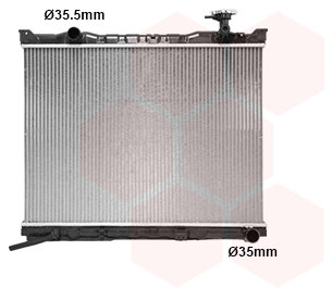 VAN WEZEL chladič, chladenie motora 83012729