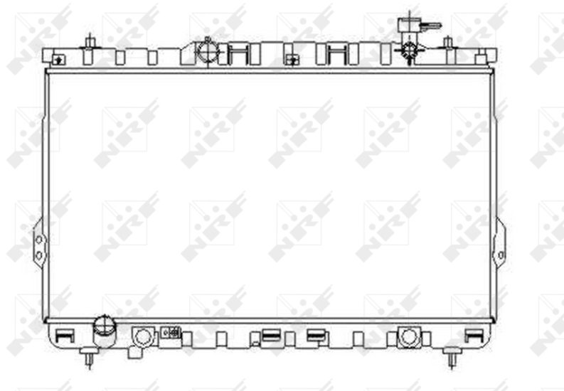 NRF Chladič, chladenie motora 53357