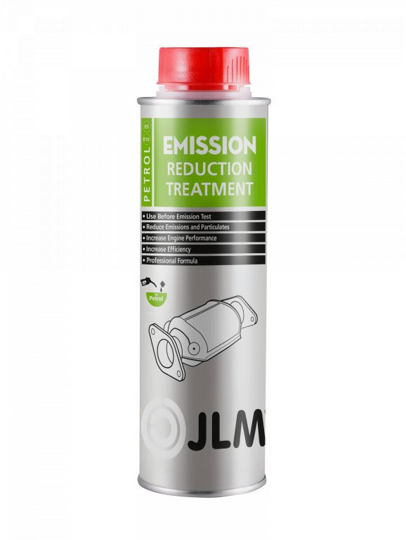 JLM Emission Reduction Treatment Petrol – Aditívum na zníženie emisií, čistič katalyzátora 250 ml
