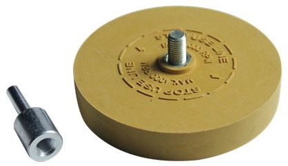 KUNZER gumový kotúč na odstránenie fólií, samolepiek, zvyškov lepidiel, priemer 85 mm
