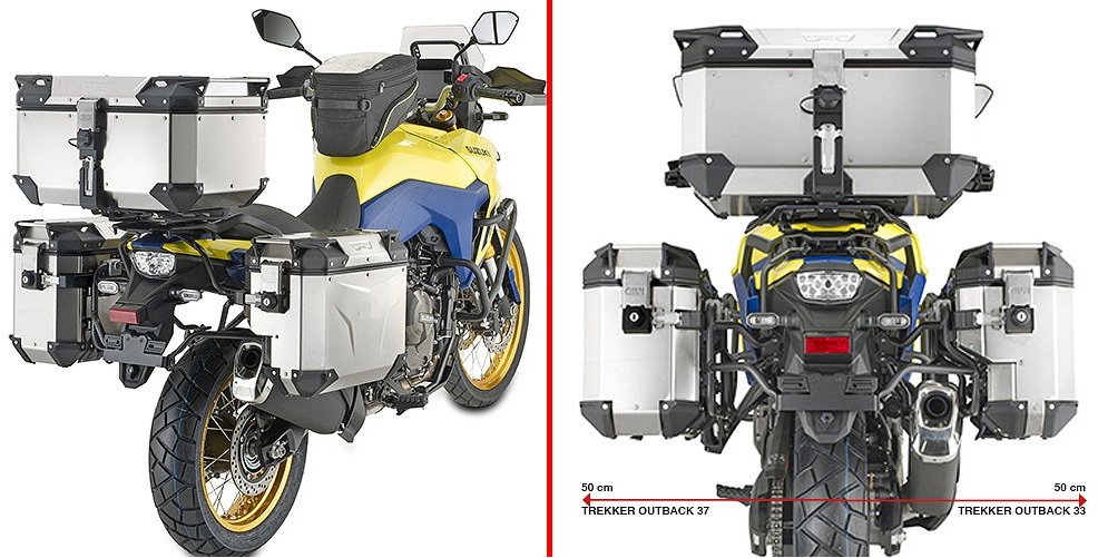 KAPPA KLOS3125CAM nosič bočných kufrov SUZUKI V-Strom 800DE/800SE (23 – 24)