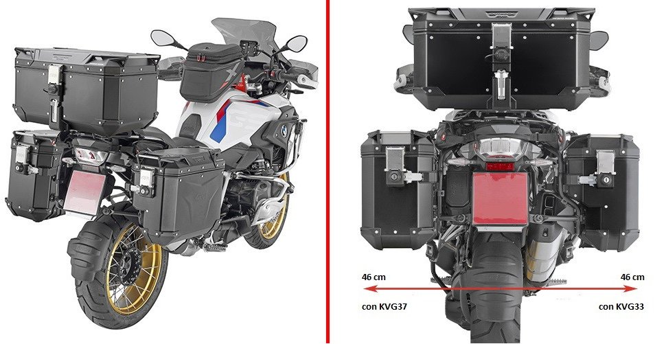 KAPPA KLOS5108CAM nosič bočných kufrov BMW R 1200 GS/Adventure (13 – 18)/1250 GS/Adventure (19 – 24)