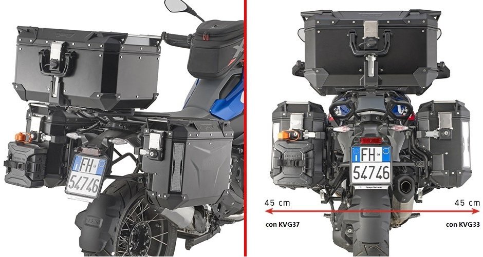 KAPPA KLOS5143CAM nosič bočných kufrov BMW R 1300 GS (24 – 25)