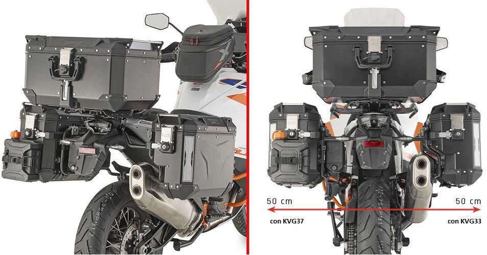 KAPPA KLOS7713CAM nosič bočných kufrov KTM 1290 Super Adventure S/R (21 – 24)