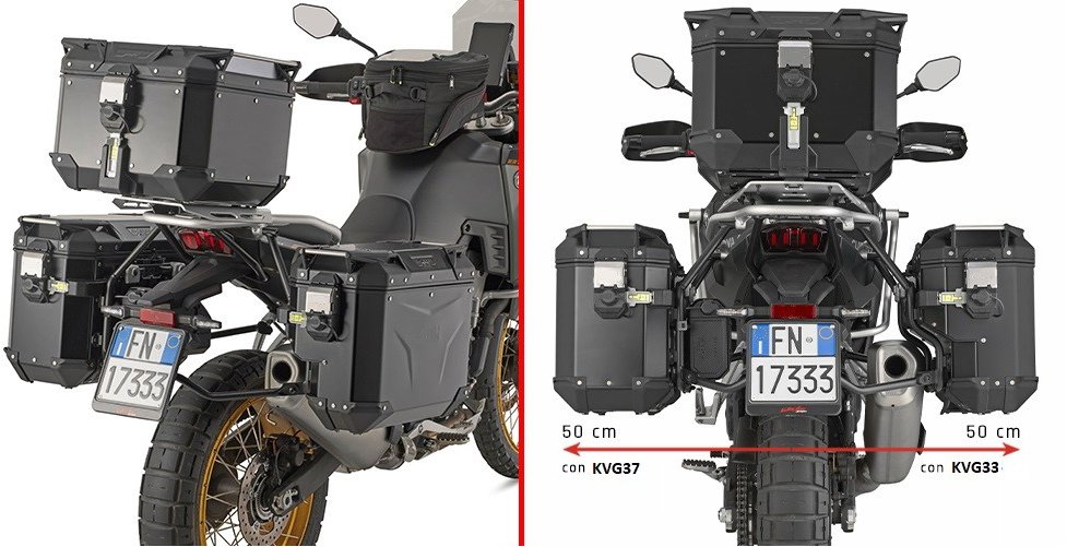 KAPPA KLOS9651CAM nosič bočných kufrov KOVE 800 X Pro (24 – 25)