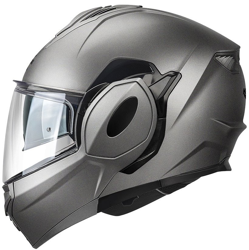KAPPA KV55 SOLID – preklopná sivá moto prilba L