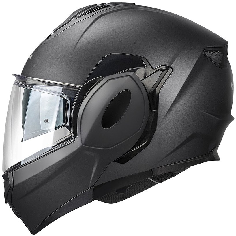 KAPPA KV55 SOLID – preklopná čierna moto prilba M