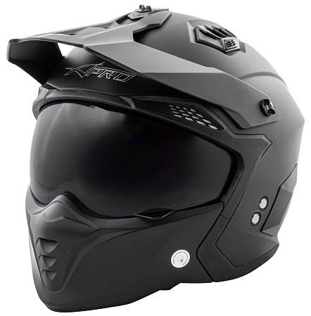 A-PRO ALIEN BK – čierna modulárna prilba XL