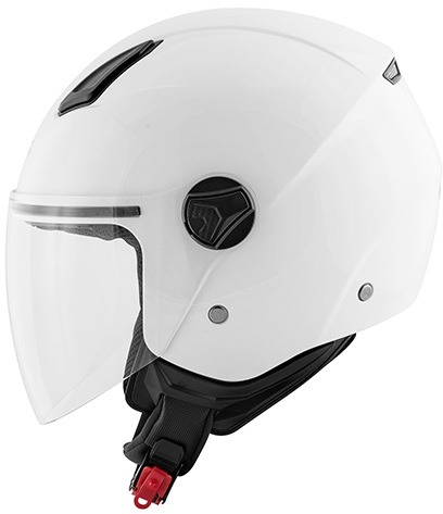 KV28 EVO JOIN BASIC – otvorená biela jet moto prilba KAPPA M