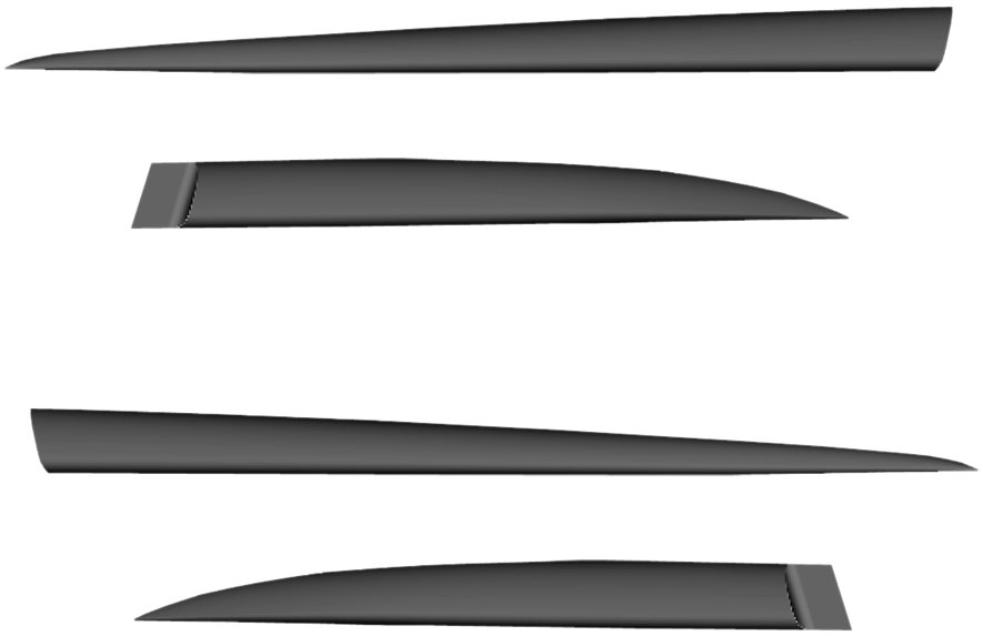 RIDER bočné ochranné lišty dverí na Hyundai Ionig 6, 2022- ,