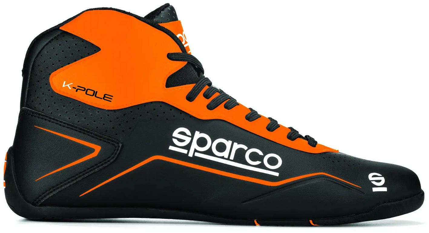 Sparco K-Pole čierno-oranžové, veľkosť 36