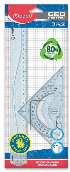 Maped Geometric 3-dielna súprava pre ľavákov