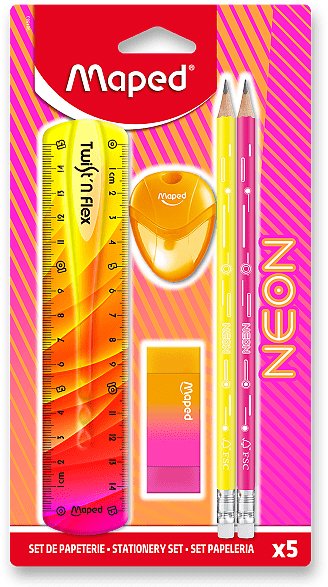 MAPED Neon, 5-dielna súprava